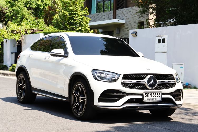 Mercedes-Benz GLC-Class 2021 GLC220d Utility-car ดีเซล ไม่ติดแก๊ส เกียร์อัตโนมัติ ขาว