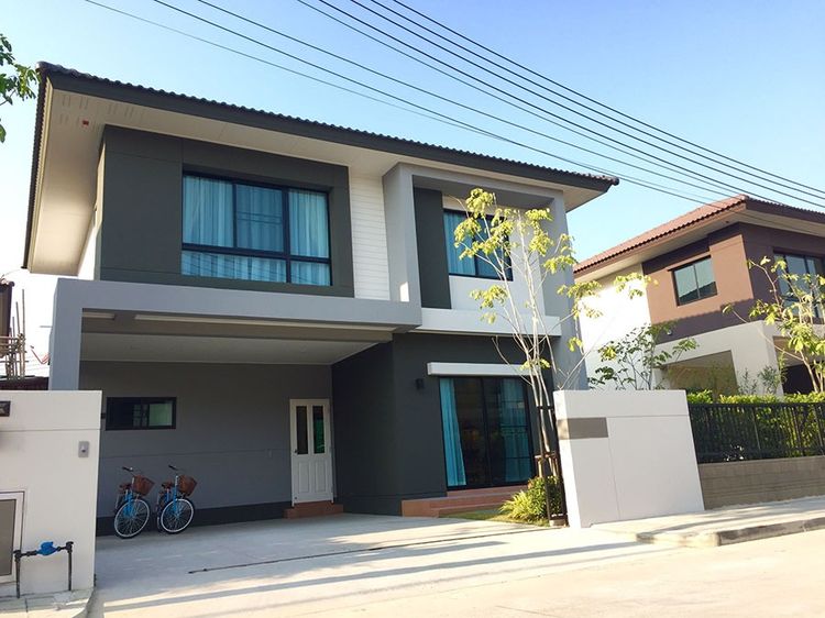 🏡✨ ให้เช่าบ้านเดี่ยว 2 ชั้น บ้านหรูในโครงการ ทำเลดี ใกล้รวมโชค ✨🏡 รหัสทรัพย์ A3-H0086 💰 ค่าเช่า 35,000 บาทเดือน  บ้านเดี่ยว 2 ชั้นใน โคร