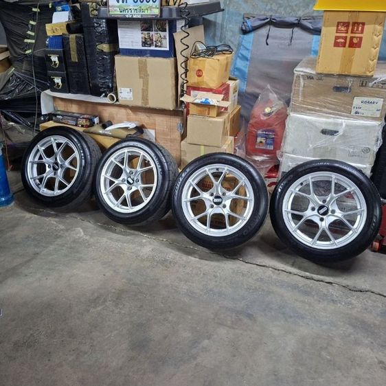 ล้อแม็กลาย BBS 15x7" ออฟ 35 สภาพป้ายแดง