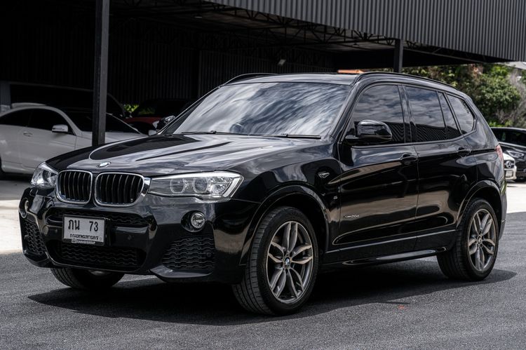 รถ BMW X3 2.0 xDrive20d M Sport สี ดำ