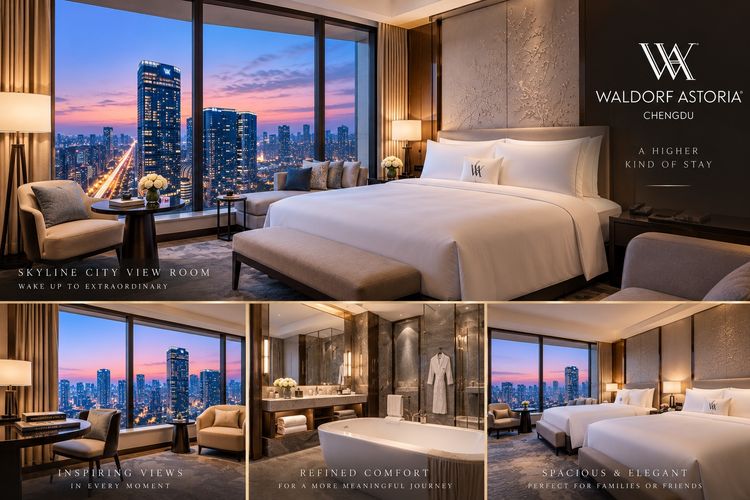  Voucher โรงแรม Luxury ที่เฉิงตู ราคาพิเศษ  Waldorf Astoria Chengdu รูปที่ 2