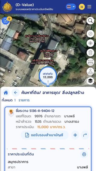 ใช่ ขายที่ดินสวยใกล้ตลาดนางรำ  240 ตรว