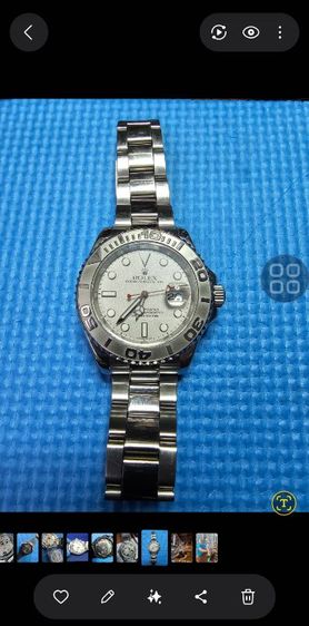 Rolex yacht master. platinum. 40mm. แท้ยันเงา. ไม่มีกล่องใบ