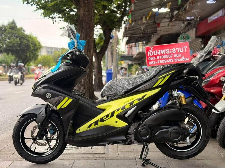 Aerox 155 สี ดำ-เหลือง ปี 60 รถบ้านมือเดียว