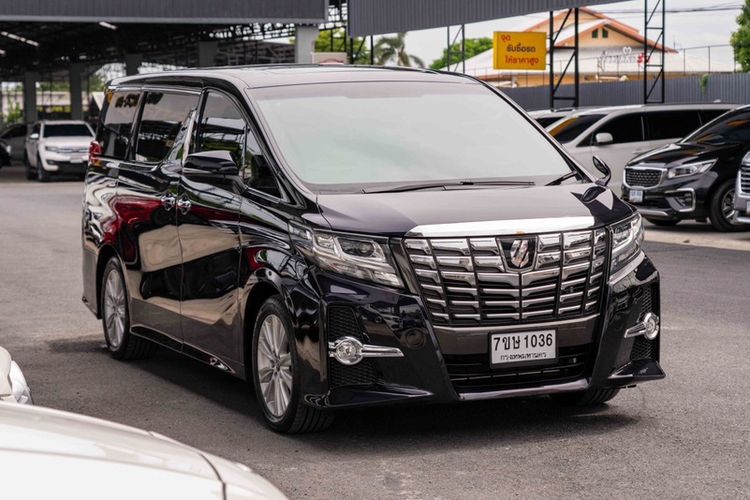 รถ Toyota Alphard 2.5 SA Package สี ดำ