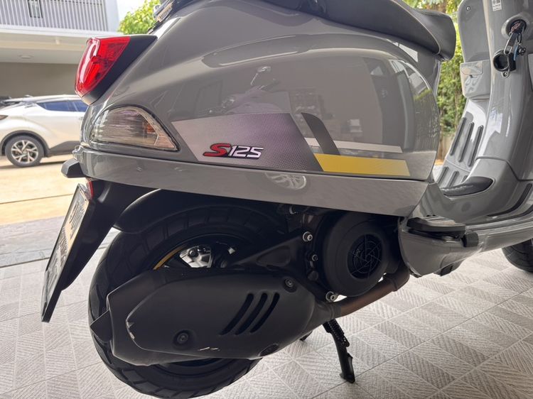 Vespa S125 iget My24 สีเทาแลมโบ รูปที่ 7
