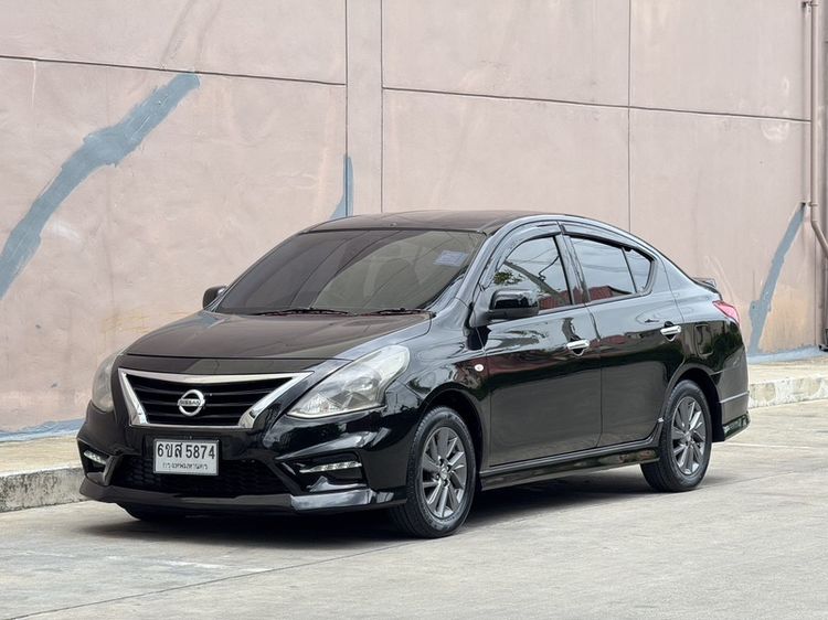 Nissan Almera 2018 1.2 E Sportech Sedan เบนซิน ไม่ติดแก๊ส เกียร์อัตโนมัติ ดำ รูปที่ 3