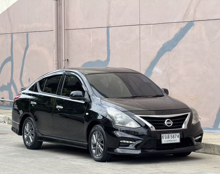 รถ Nissan Almera 1.2 E Sportech สี ดำ
