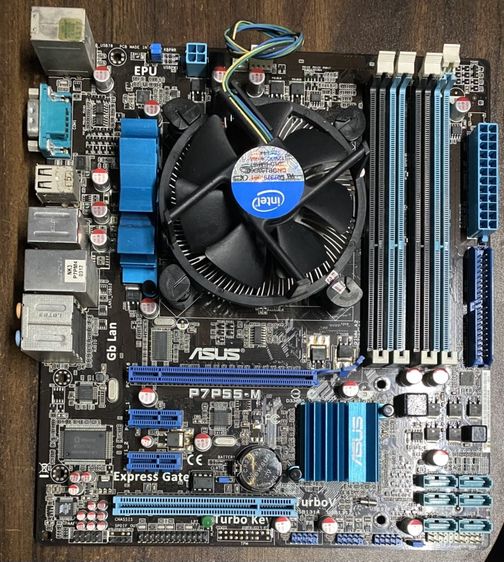 ขายแมนบอร์ด ASUS P7P55-M CPU Intel Core i5 750 + HD 2.5" 320GB รูปที่ 2