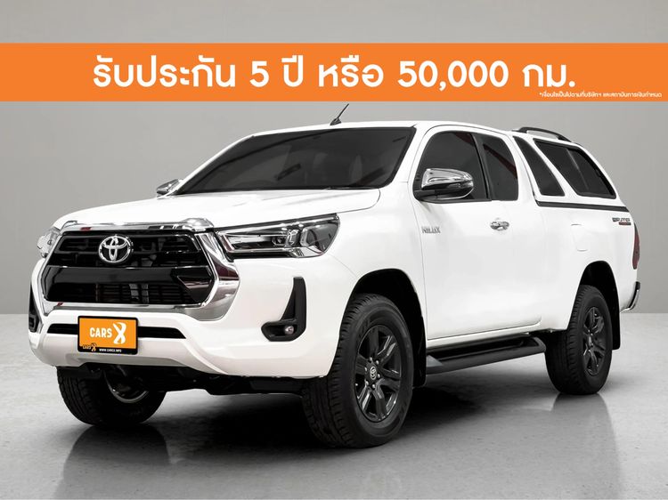 Toyota Hilux Revo 2022 Smart Cab 2.4 Entry Prerunner Pickup ดีเซล ไม่ติดแก๊ส เกียร์อัตโนมัติ ขาว รูปที่ 1
