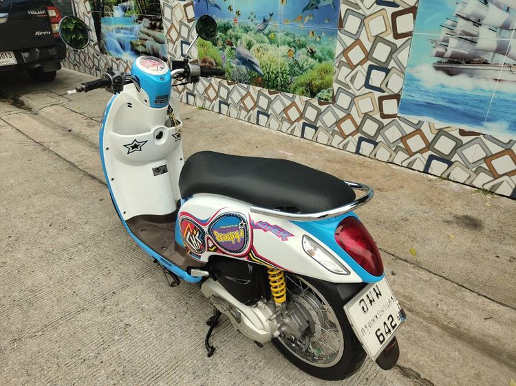 🛵ยังไงก็ขาย SCOOPY-i ปี 55 เครื่องดี สีสวย สตาร์ทมือ เล่มชุดโอนครบ+เปลี่ยนถ่ายน้ำมันเครื่องฟรี ส่งฟรี 30 กม. รูปที่ 7