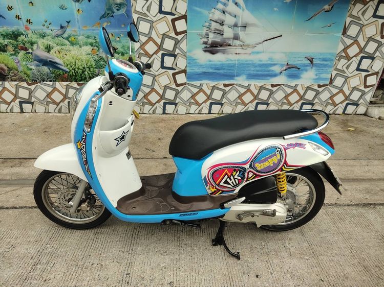 🛵ยังไงก็ขาย SCOOPY-i ปี 55 เครื่องดี สีสวย สตาร์ทมือ เล่มชุดโอนครบ+เปลี่ยนถ่ายน้ำมันเครื่องฟรี ส่งฟรี 30 กม. รูปที่ 2