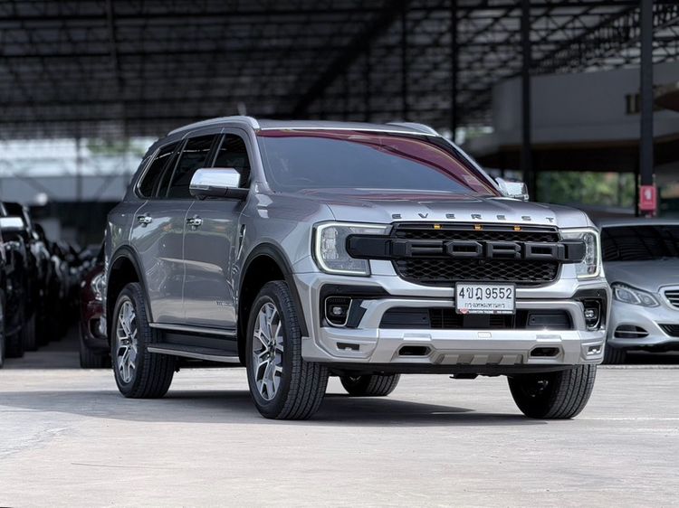 Ford Everest 2023 2.0 Bi-Turbo Titanium+ Utility-car ดีเซล ไม่ติดแก๊ส เกียร์อัตโนมัติ เทา รูปที่ 3