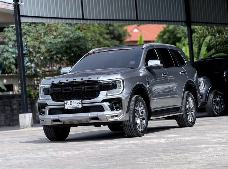 Ford Everest 2023 2.0 Bi-Turbo Titanium+ Utility-car ดีเซล ไม่ติดแก๊ส เกียร์อัตโนมัติ เทา