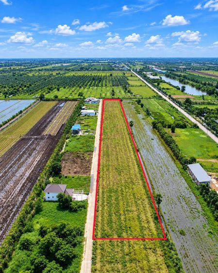 ที่ดินผ่อนได้ ติดถนนคอนกรีต คลอง 11 ใกล้ถนนหลักคลองหลวง - หนองเสือ มีเพื่อนบ้าน
