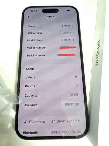 iPhone 16 128GB Black รูปที่ 4