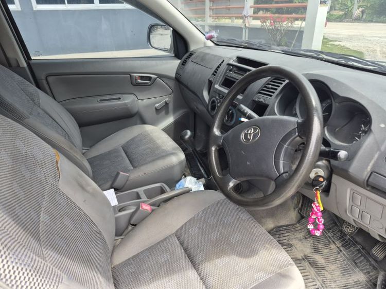 Toyota Hilux Vigo 2007 2.5 J Pickup ดีเซล ไม่ติดแก๊ส เกียร์ธรรมดา เทา รูปที่ 3