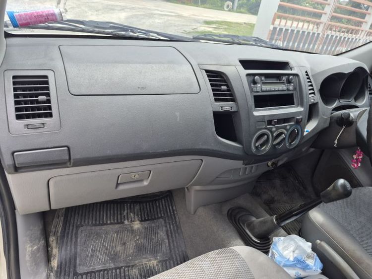 Toyota Hilux Vigo 2007 2.5 J Pickup ดีเซล ไม่ติดแก๊ส เกียร์ธรรมดา เทา รูปที่ 4
