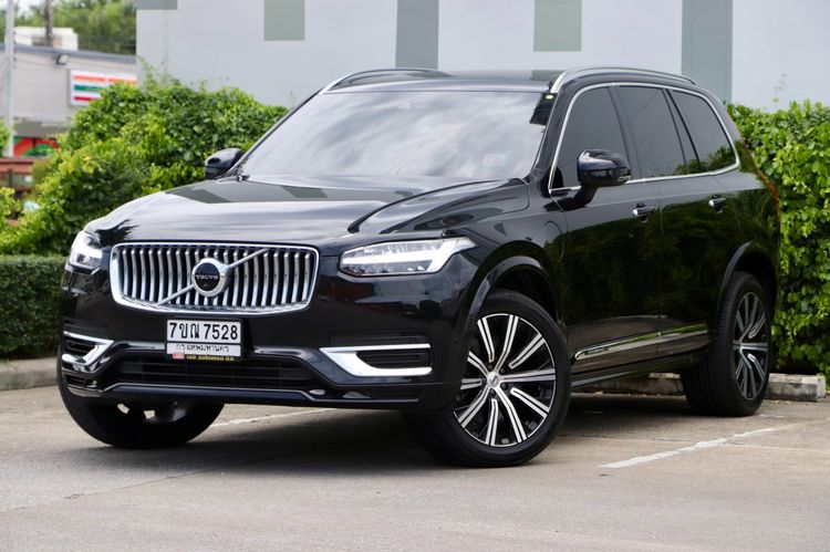 Volvo XC90 2023 2.0 Recharge T8 Inscription 4WD Utility-car ปลั๊กอินไฮบริด (PHEV) ไม่ติดแก๊ส เกียร์อัตโนมัติ ดำ