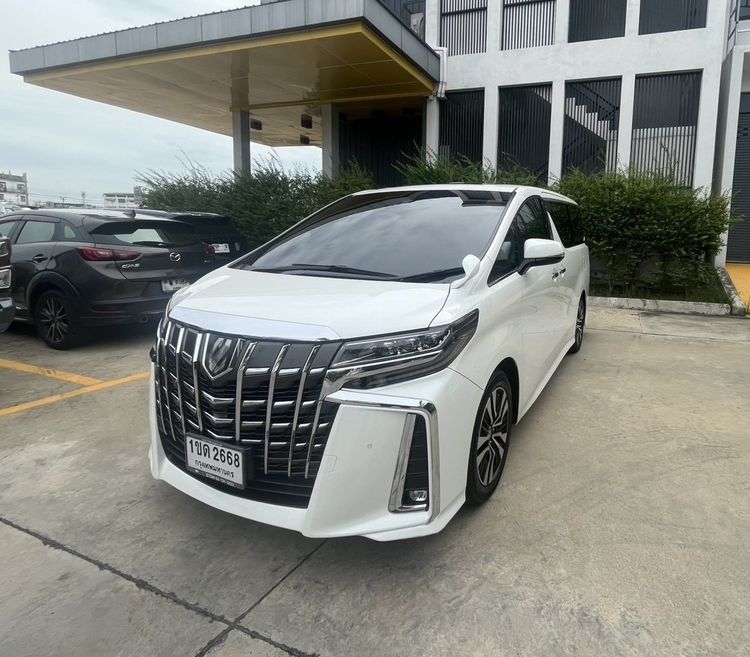 รถ Toyota Alphard 2.5 SC สี ขาว