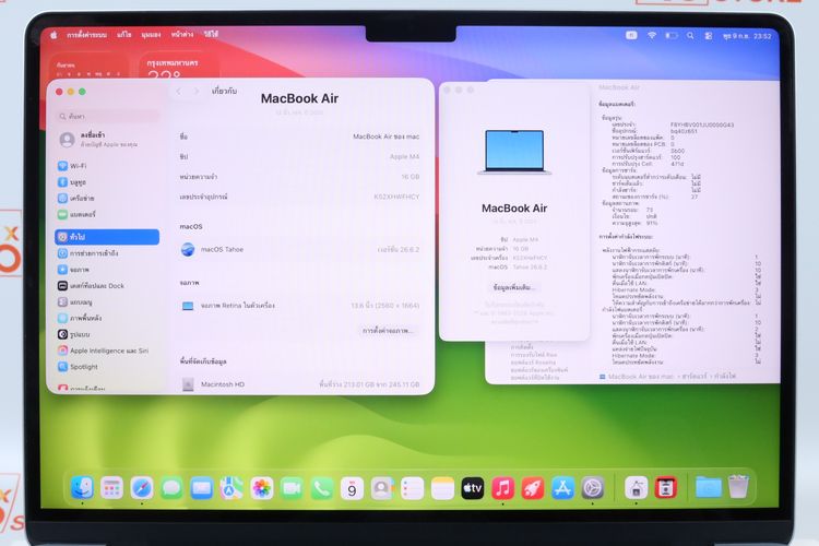 Macbook Air M4 13” 16.256GB Apple Care+ 15.08.2028 รูปที่ 2