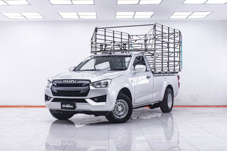 Isuzu D-MAX 2021 1.9 S Pickup ดีเซล ไม่ติดแก๊ส เกียร์อัตโนมัติ เทา