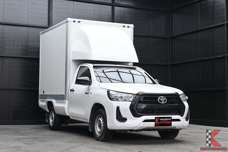 Toyota Hilux Revo 2022 2.4 Entry Pickup ดีเซล ไม่ติดแก๊ส เกียร์ธรรมดา ขาว