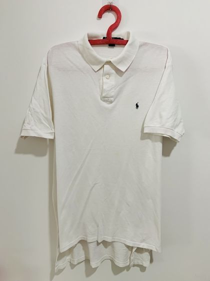 Polo Ralph Lauren อื่นๆ ขาว แขนสั้น เสื้อโปโล POLO RALPH LAREN made in USA แท้ 💯 size M อก 22 หน้ายาว 27.5 หลังยาว 29.5 นิ้ว สภาพดีมาก ทรงสวย เนื้อผ้าดีมาก หายากน่าสะสมครับสนใจติดต่อ091-406744