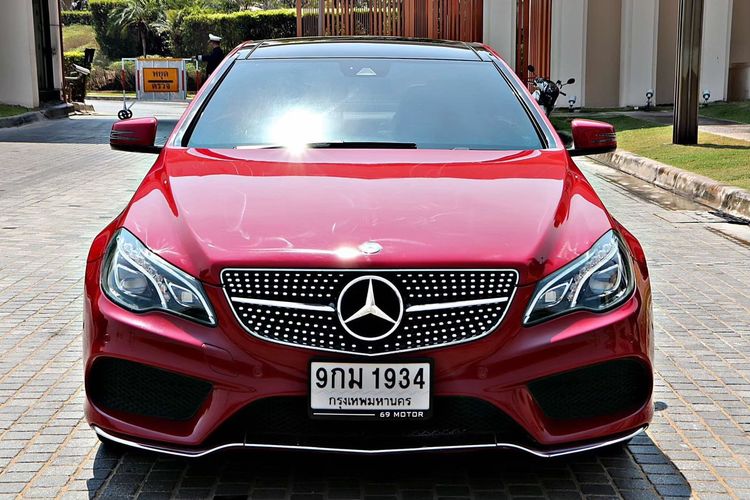 Mercedes-Benz E-Class 2015 E200 Sedan เบนซิน ไม่ติดแก๊ส เกียร์อัตโนมัติ แดง รูปที่ 2