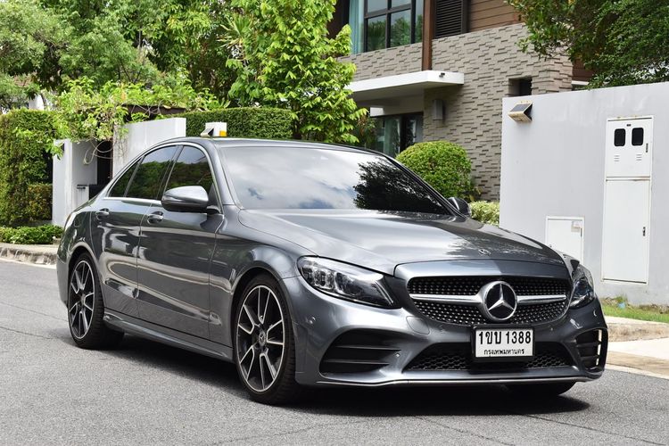 Mercedes-Benz C-Class 2020 C220 Sedan ดีเซล ไม่ติดแก๊ส เกียร์อัตโนมัติ เทา