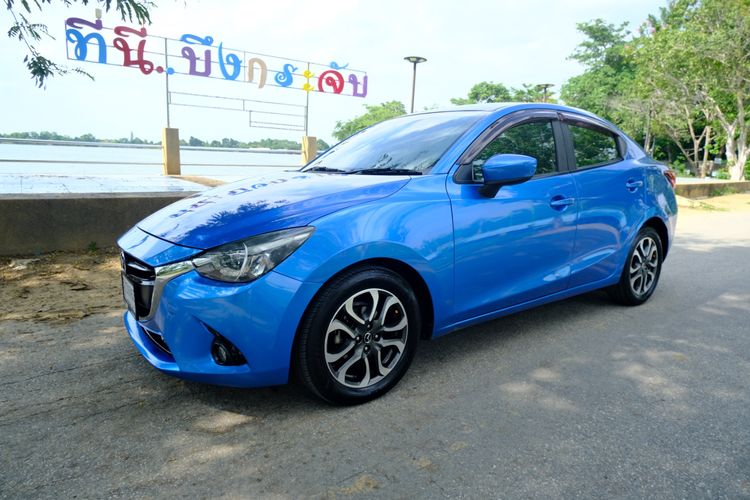 Mazda Mazda 2 2016 1.5 XD High Plus Sedan ดีเซล ไม่ติดแก๊ส เกียร์อัตโนมัติ น้ำเงิน รูปที่ 3
