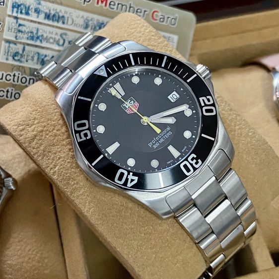 Tag Heuer Aquaracer หน้าดำ King Size ขอบมีรอยนิดหน่อย