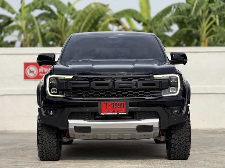 Ford Ranger 2024 Raptor 2.0 Bi-Turbo 4WD Pickup ดีเซล ไม่ติดแก๊ส เกียร์อัตโนมัติ ดำ รูปที่ 2