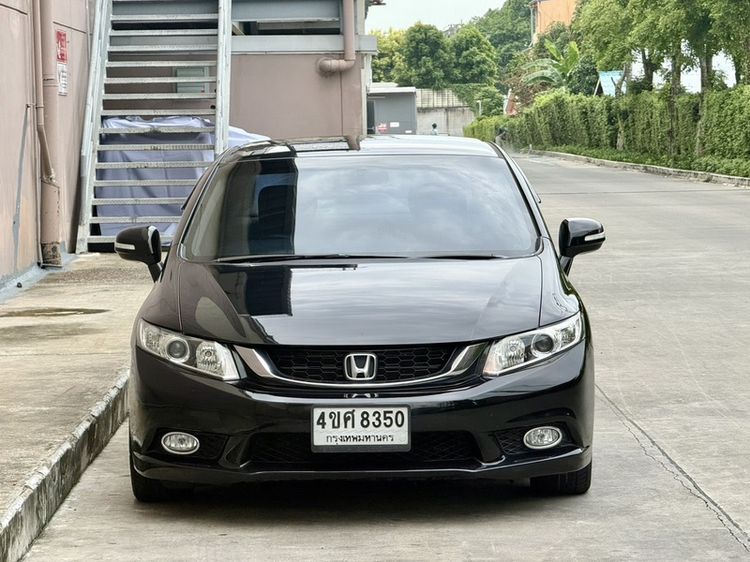 Honda Civic 2012 1.8 E i-VTEC Sedan เบนซิน ไม่ติดแก๊ส เกียร์อัตโนมัติ ดำ รูปที่ 2