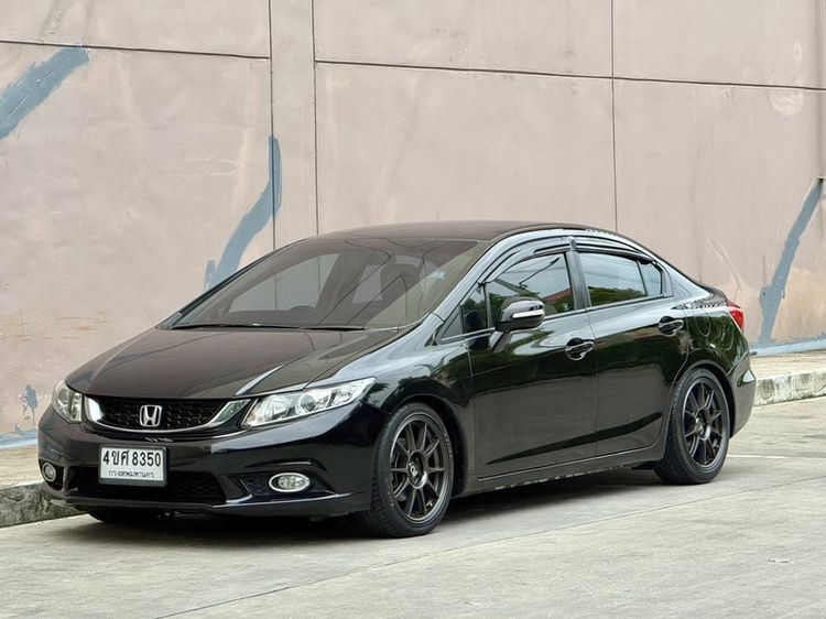 Honda Civic 2012 1.8 E i-VTEC Sedan เบนซิน ไม่ติดแก๊ส เกียร์อัตโนมัติ ดำ รูปที่ 3