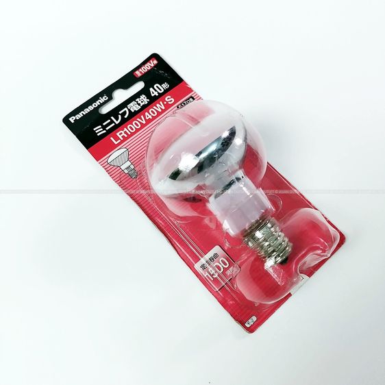หลอดไฟมินิรีเฟล็กเตอร์ Panasonic LR100V40WS ขั้ว E17 ขนาด 40W (100V) ญี่ปุ่นแท้ Made in Japan ใหม่แกะกล่อง หายากมาก รูปที่ 2