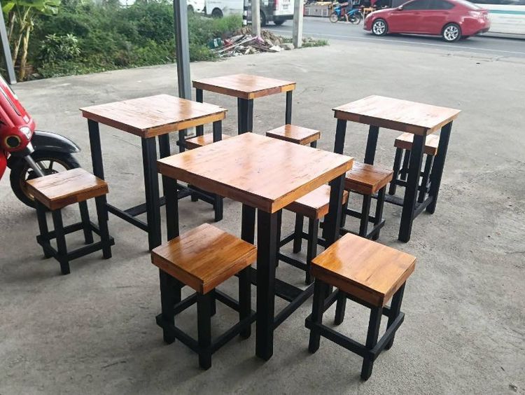 ชุดโต๊ะ 2ที่นั่ง ขนาด60*60*75 มีพร้อมส่ง4ชุด