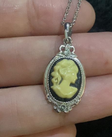 สร้อยคอจี้คามิโอ (Cameo) วินเทจ คลาสสิก หรูหรา สภาพสวย Japan quality รูปที่ 12