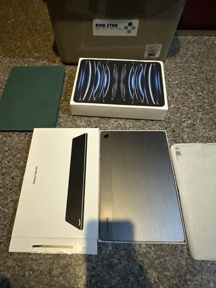 ขายถูกๆSamsungTabA11PlusสีGray128กิ๊กเครื่องเดือนเดียวประกันเหลือยาวๆยกกล่องสูนTrueใช้งานดีถูกมากกก รูปที่ 2