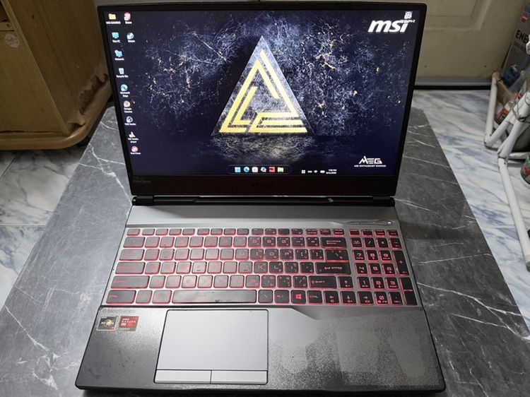 ขาย Note Book MSI ALPHA 15 A3DD-014TH R7-3750H Ram 16gb RX 5500M 4 GB GDDR6 1tb SSD M.2 สภาพสวยๆ เลยครับผม รูปที่ 2