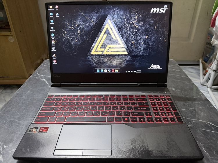 รุ่นอื่น ๆ วินโดว์ 16 กิกะไบต์ อื่นๆ ไม่ใช่ ขาย Note Book MSI ALPHA 15 A3DD-014TH R7-3750H Ram 16gb RX 5500M 4 GB GDDR6 1tb SSD M.2 สภาพสวยๆ เลยครับผม
