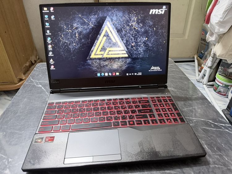 ขาย Note Book MSI ALPHA 15 A3DD-014TH R7-3750H Ram 16gb RX 5500M 4 GB GDDR6 1tb SSD M.2 สภาพสวยๆ เลยครับผม รูปที่ 3