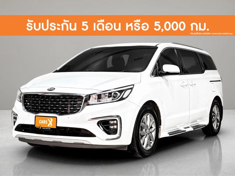 Kia Grand Carnival 2018 2.2 EX Van ดีเซล ไม่ติดแก๊ส เกียร์อัตโนมัติ ขาว