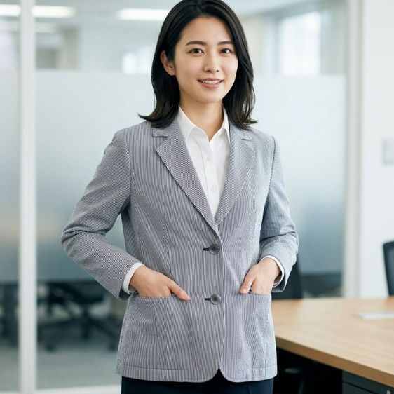 เบลเซอร์ เทา แขนยาว DAKS London Blazer (Made in Japan)