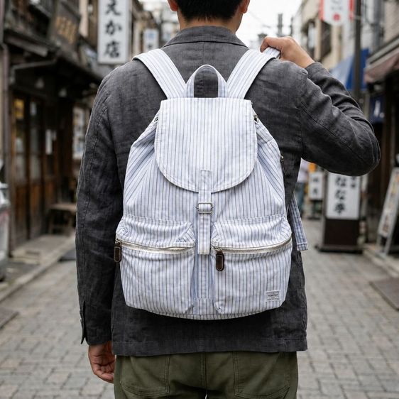 อื่นๆ โพลีเอสเตอร์ ไม่ระบุ ขาว กระเป๋าเป้ PORTER Yoshida & Co. 🇯🇵