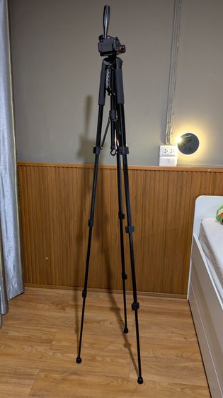 ขาตั้งกล้อง Tripod สูง 180cm สำหรับกล้องและมือถือ พร้อมกระเป๋า รูปที่ 6