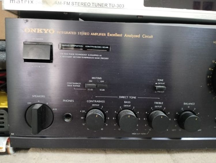 เครื่องเสียงไฮไฟ ขายถูก Integrated Amp : ONKYO A-817XX + ลำโพง ONKYO D-102CX