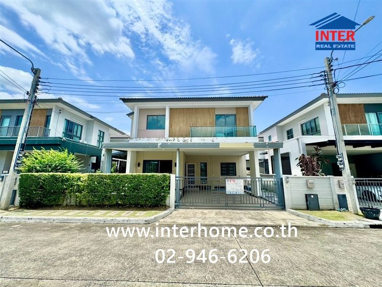 บ้านเดี่ยว 2 ชั้น 52.6 ตร.ว. หมู่บ้านเซนโทร ราชพฤกษ์2 ซอยบางเลน21 ถนนราชพฤกษ์ ถนนบางกรวย-ไทรน้อย เมืองนนทบุรี นนทบุรี