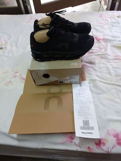 รองเท้าOn Cloudmonster Void สีดำ US8 EU 41 ยาว 26 เซนติเมตร อุปกรณ์ครบพร้อมใบเสร็จ รูปที่ 11