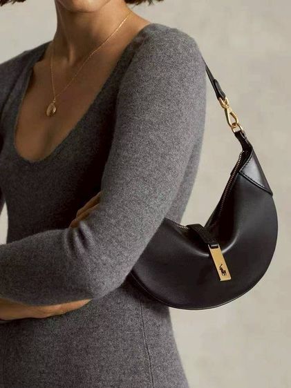 กระเป๋า Polo Ralph Lauren Polo Leather Mini Shoulder รูปที่ 8